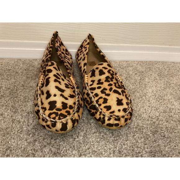 NIB XIUXIAN Leopard Print Casual Canvas Slip-On Loafers, sz 40 - Picture 5 of 10